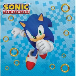 Sonic the Hedgehog Large Napkins (Pack of 16)