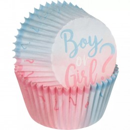 Gender Reveal Baking Cups (Pack of 75)