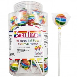 Rainbow Ball Lollipops (Pack of 24)