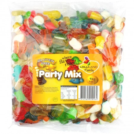 Gummy Party Mix Lollies (1kg) | Bulk Candy, Lollies & Chocolates | Who ...