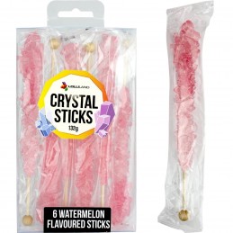 Pink Crystal Lolly Sticks (Pack of 5)