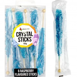 Blue Crystal Lolly Sticks (Pack of 5)