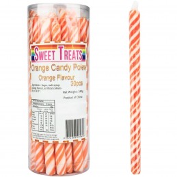 Orange Candy Poles (Pack of 30)