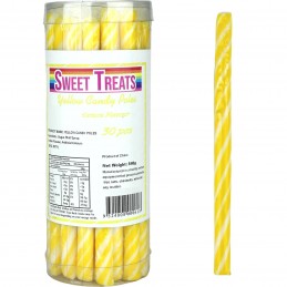 Yellow Candy Poles (Pack of 30)