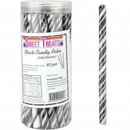 Black Candy Poles (Pack of 30)