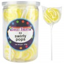Yellow Swirl Lollipops (Pack of 24)