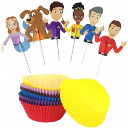 The Wiggles Baking Cups & Picks (Set of 24)