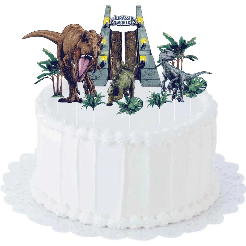 Jurassic World Cake Topper Kit (10 Piece)