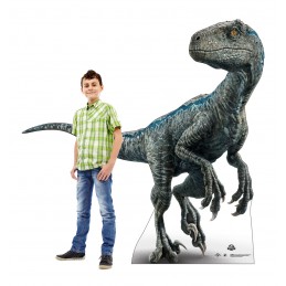 Lifesize Blue Raptor Jurassic World Cardboard Cutout