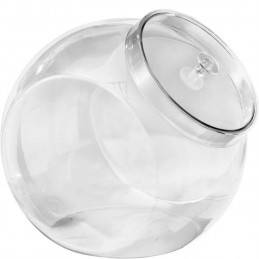 Clear Plastic Lolly Jar