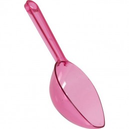Bright Pink Plastic Lolly Scoop