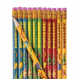 Dinosaur Pencils (Pack of 12)
