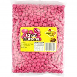 Pink Chocolate Buttons (1kg)