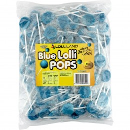 Blue Flat Lollipops (1kg)