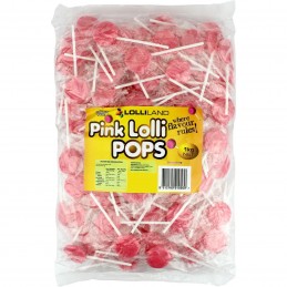 Pink Flat Lollipops (1kg)