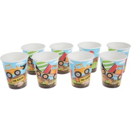 Construction Party Paper Cups (Pack of 8)