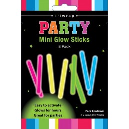 Mini Glow Sticks (Pack of 8)