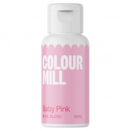 Colour Mill Baby Pink Oil Based Food Colouring 20ml