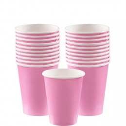Light Pink Paper Cups (Pack of 20)