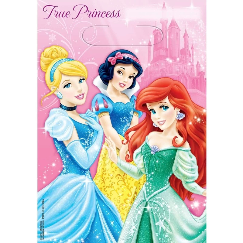 Disney Princess Sparkle Loot Bags (Pack of 8) | Discontinued