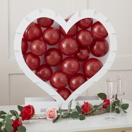 Ginger Ray Heart Shaped Balloon Mosaic Stand