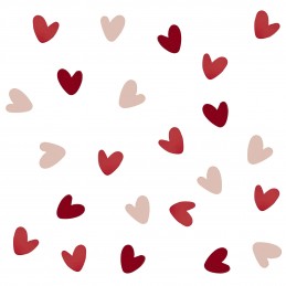Ginger Ray Pink & Red Heart Paper Confetti