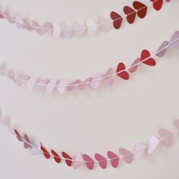 Ginger Ray Heart Garland Decoration 5m