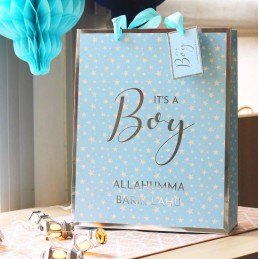 Islamic It's A Boy Gift Bag