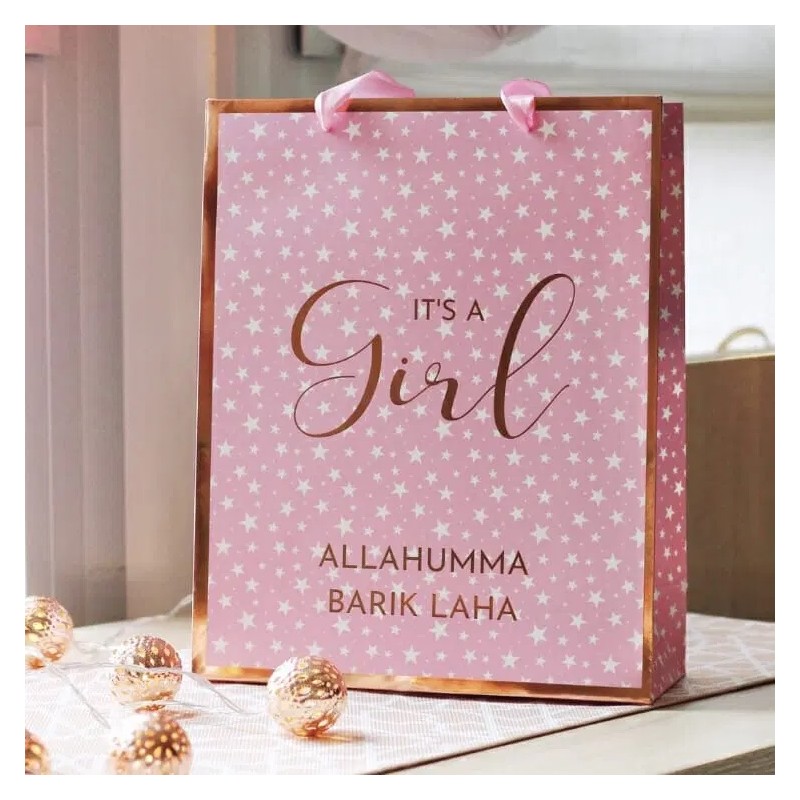 Islamic It's A Girl Gift Bag