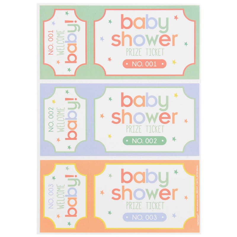 Baby Shower Prize Tickets (Pack of 48)