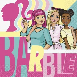 Barbie Large Paper Napkins (Pack of 16)
