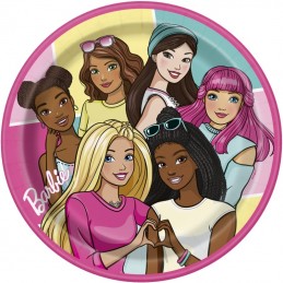 Barbie Large Paper Plates (Pack of 8)