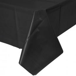 Black Plastic Tablecover