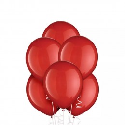 12cm Apple Red Latex Balloons (Pack of 50)
