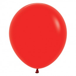 45cm Sempertex Fashion Red Latex Balloons (Pack of 6)