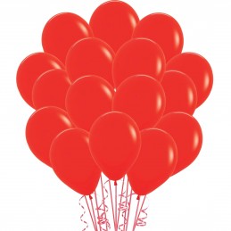 12cm Mini Sempertex Fashion Red Latex Balloons (Pack of 50)