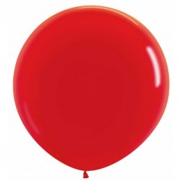 60cm Sempertex Fashion Red Latex Balloons (Pack of 3)