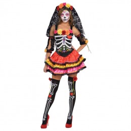 Day of the Dead Senorita Women's Costume Size 8-10