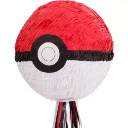 Pull String 3D Pokemon Pokeball Pinata