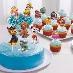 Paw Patrol Cake Topper Kit (Pack of 12)