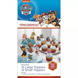 Paw Patrol Cupcake Picks (Pack of 12)