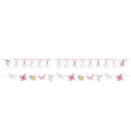 Fairy Forest Happy Birthday Banner