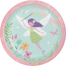 Fairy Forest Large Paper Plates (Pack of 8)