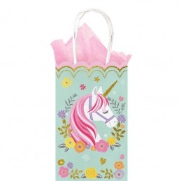 Magical Unicorn Paper Party Bags (Pack of 8)