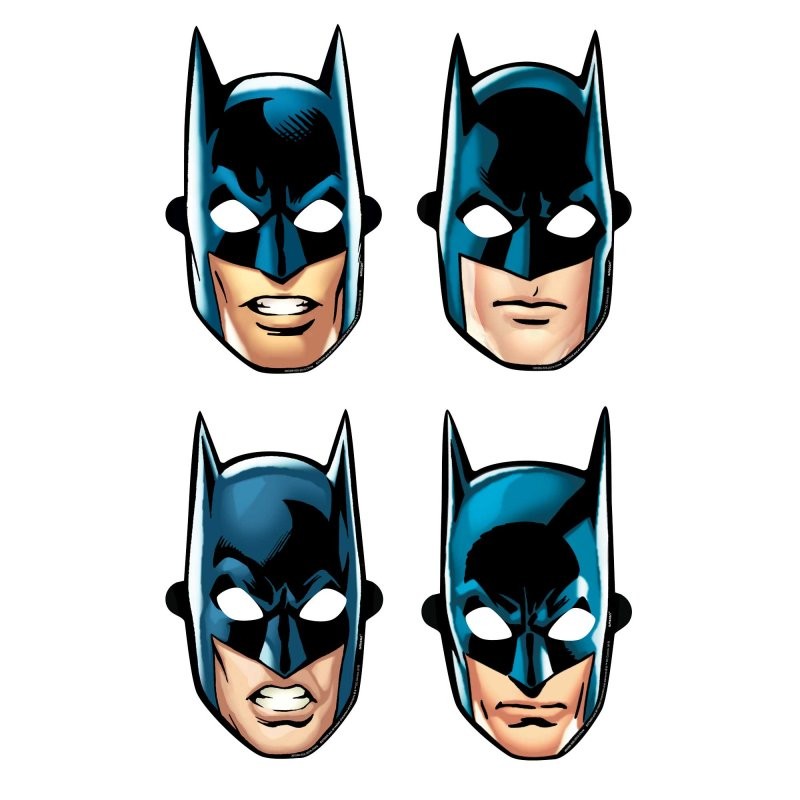 Batman Party Masks (Pack of 8)