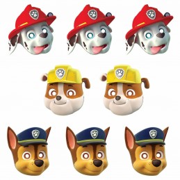 Paw Patrol Masks (Pack of 8)