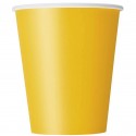 266ml Yellow Paper Cups (Pack of 20)