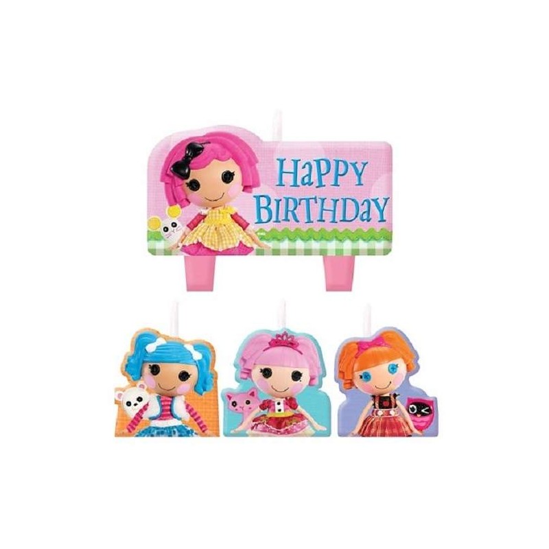 Lalaloopsy Birthday Candles (Set of 4) | Lalaloopsy Lalaloopsy Birthday Candles (Set of 4) | Lalaloopsy