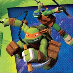 Teenage Mutant Ninja Turtles Small Napkins (Pack of 16) | Teenage Mutant Ninja Turtles