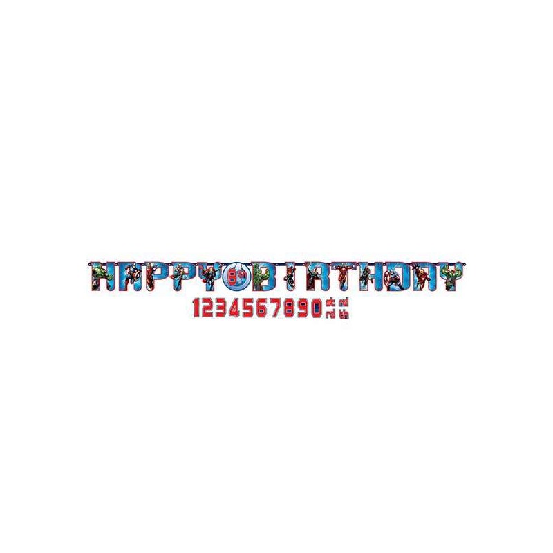 Avengers Assemble Birthday Banner Kit | Discontinued